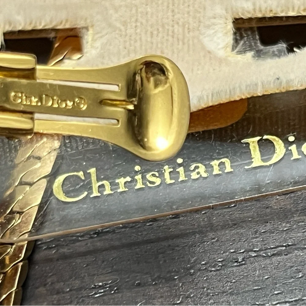 Vintage Dior necklace and earrings set Missing stones - Picture 6 of 7